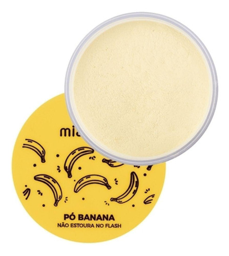 Base de maquiagem MiaMake Pó Facial Banana Mia Make 15G - 15g