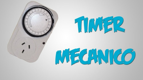 Timer Analogico Mecanico Programable Reloj Enchufable 24 Hs