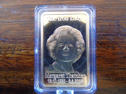 Medalla Barra Conmemorativa Margaret Thatcher Dama Hierro