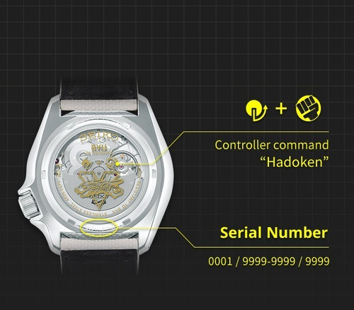 Reloj Seiko 5 Street Fighter Limited Edition Srpf19k1 Ryu