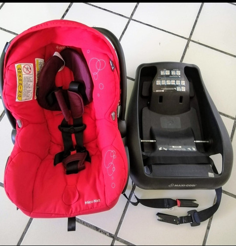 Porta Bebé Maxi Cosi Mico Nxt Color Rojo (Usado)