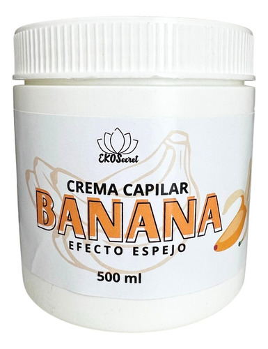 Crema Capilar Brillo Espejo Aroma Banana 500 Ml