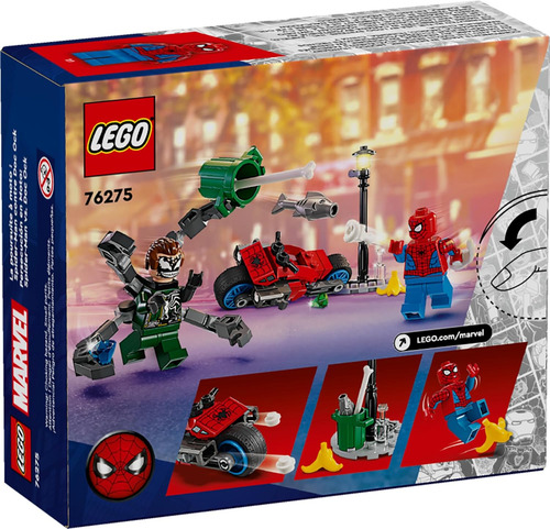 Lego Marvel Persecución En Moto: Spider-man Contra Doc Oc...