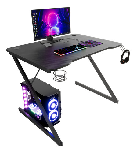 Escritorio Gamer Ergonómico Onehome Zz Lk-2301b 100x53x50 Cm