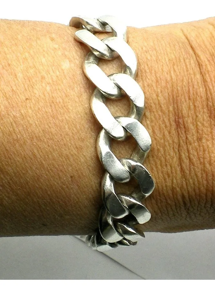 Pulsera De Plata 925 Grumet 49,6 Grs