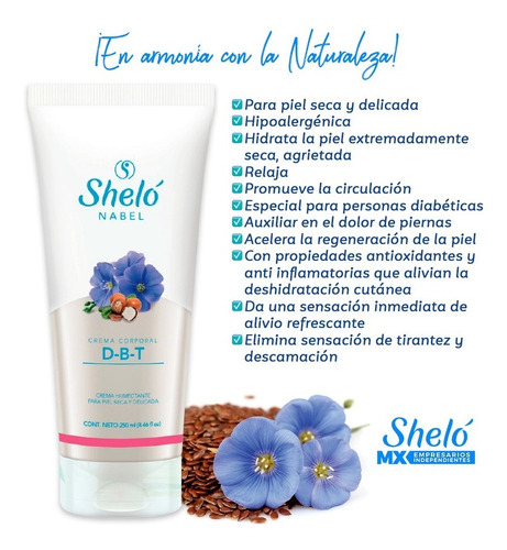 Imagen 2 de 5 de Crema Para Neuropatia Diabetica - Natural Extra Humectante