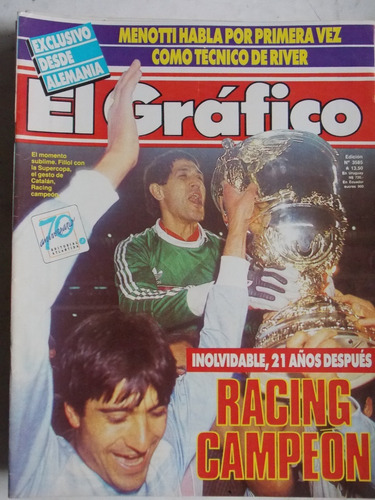El Gráfico, N° 3585   Revista Fútbol Argentino, Cb