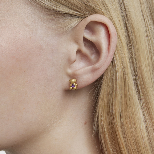 Aretes Tous En Baño 18 Kt Bold Bear 1.1 Cm Off 30% Plata