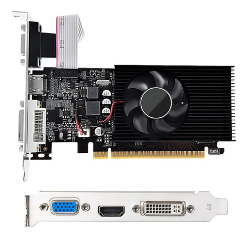 Placa Gráfica Gt730 4g Ddr3 De 128 Bits 700 Mhz 40 Nm Pcie 2