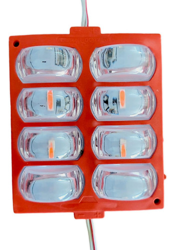 Modulo De Led Rigido Roja 9*7cm 8leds