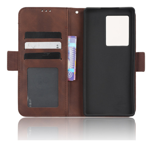 Compatível Com Zte Nubia Z50, Capa Flip, Couro Pu, Protetora