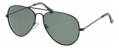 Lentes De Sol Unofficial Aviador Polarizados Negros