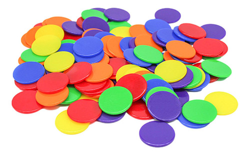 6 X 100pcs Math Counters For Kids Assorted Color For