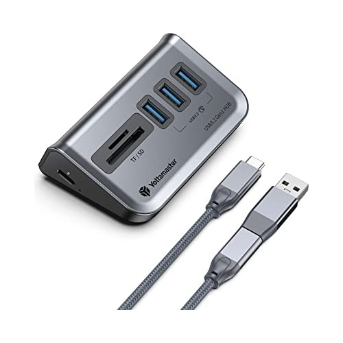 Hub Usb 3.0 De 5 Puertos, Hub Usb 3.0 Alimentado 5v/2a,...