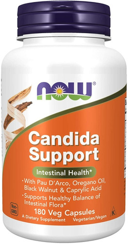 Now Candida Support 180 Caps - Unidad a $1504
