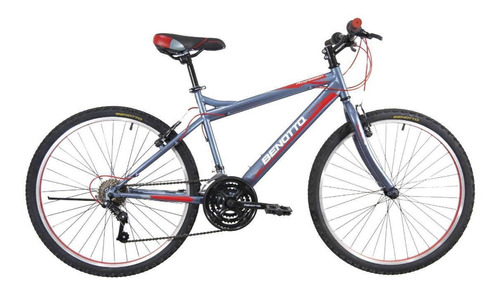 Bicicleta Benotto Mtb Progression R26 21v Unisex Frenos V Color Gris azulado Tamaño del cuadro Único
