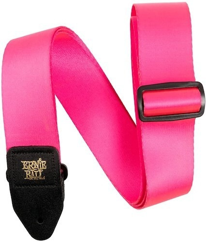 Correa Para Guitarra Bajo Ernie Ball Neon Pink P05321