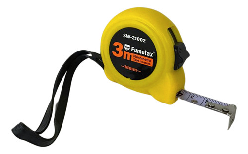 Flexometro 3 Metros Fumetax color amarillo