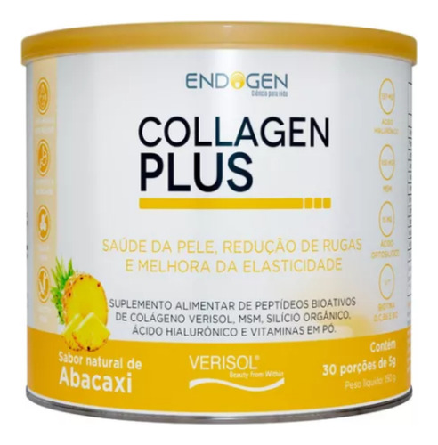 Colágeno Collagen Plus Abacaxi C/verisol 150g