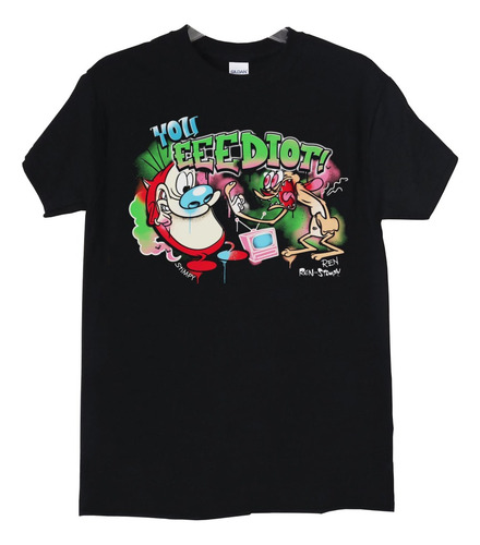 Polera Ren & Stimpy You Eeediot Ne Abominatron