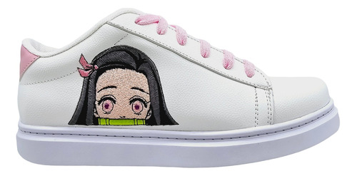 Zapatos Bordados De Nezuko Kamado, Kimetsu No Yaiba