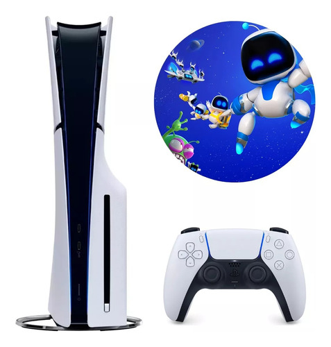 Sony Playstation 5 Slim Versión Digital Astro Bot Bundle Color Blanco