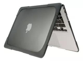 Carcasa Case Funda Macbook Anti Impacto Pro Air Gris Soporte