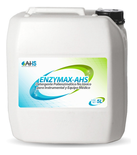 Detergente Poli Enzimático Enzymax-ahs 5 Lts