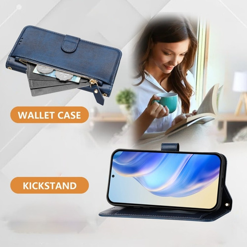Funda Multifuncional Para Xiaomi 14t Pro/poco F6, Con Correa