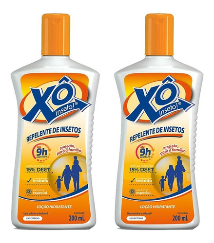 Xô Inseto kit com 2 repelente cimed spray 200ml 