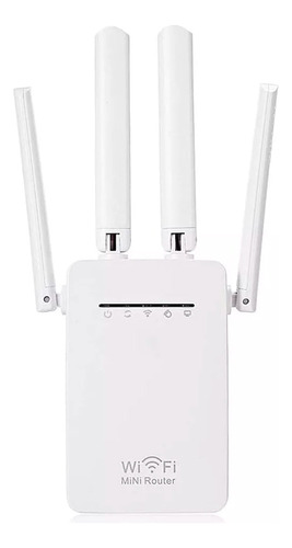 Repetidor Amplificador Wifi Inalambrico Internet 4 Antenas