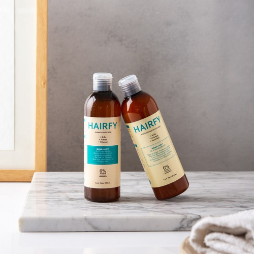 Imagen 7 de 10 de Hairfy - Shampoo Anticaída - Biotina + 14 Activos - 300ml