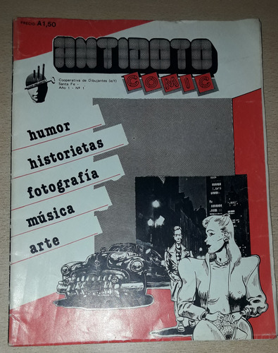 Cómic Antídoto N°1 Octubre De 1986 Amarillento