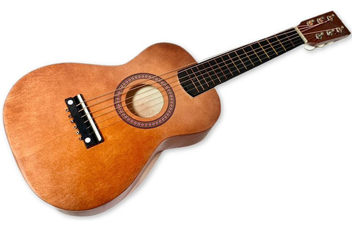 Mini Violão Madeira Infantil Profissional Com Cordas Em Aço