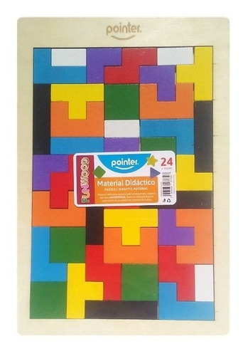 Imagen 2 de 5 de Juego Didactico Tipo Tetri Funwood Pointer
