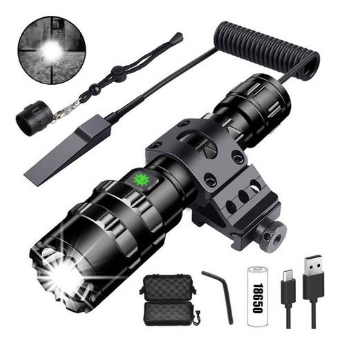 Z Lampara Táctica 1600 Lumens Led Recargable