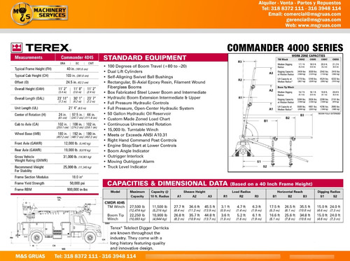 Terex Commander 4045