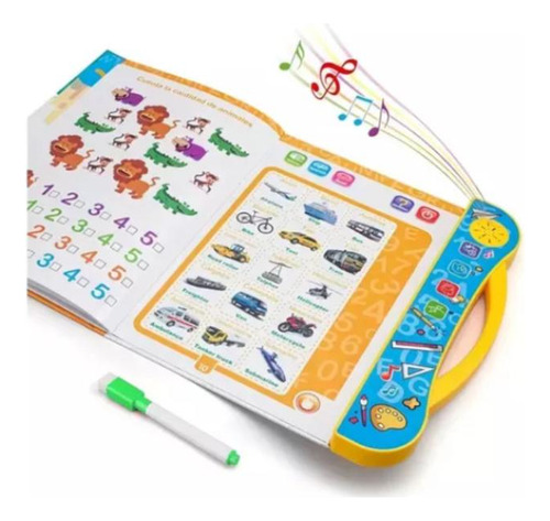 Libro Didáctico Interactivo Aprendizaje Para Niños Educativo