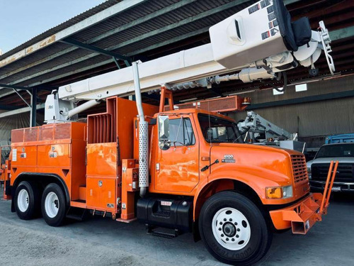 Camion Barrenador Con Canastilla 2001 International 4900