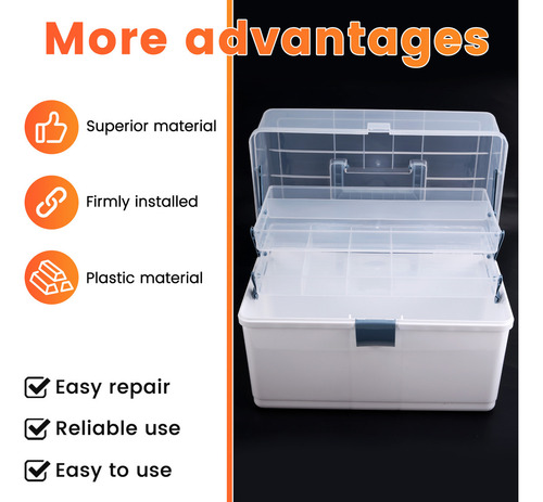 Caja De Herramientas Portátil Multifuncional Para Almacenami