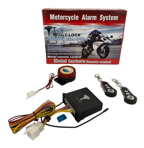 Alarma Para Motos Multilock Con Cortacorriente 