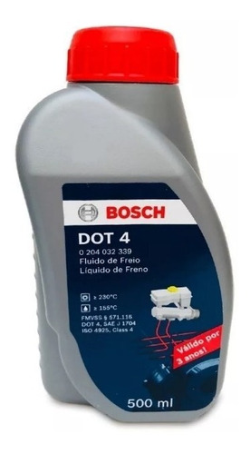 Fluído De Freio Bosch 500ml Dot 4