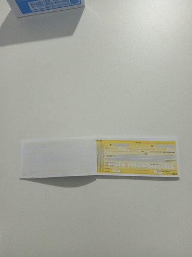 Nota Promissória Pequena Com 50 Folhas Pacote Com 10 Tilibra
