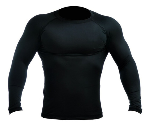 Rashguard Mmachines Compresión Manga Larga Mma Bjj Talla M