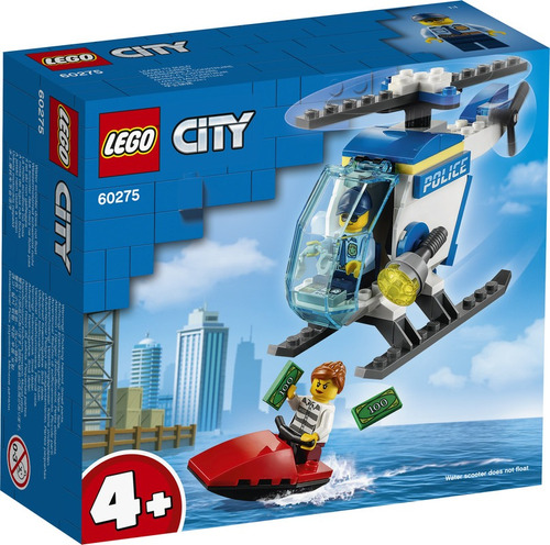 Imagen 1 de 3 de Lego® City: Helicoptero De Policia Lego 60275