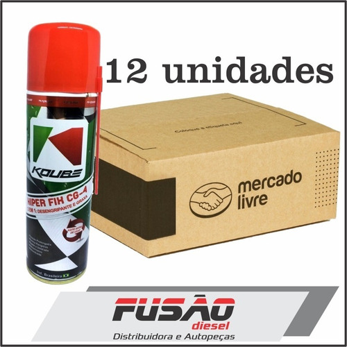 Kit 12 Desengripante Lubrificante Hiper Fix Cg-4 200ml Koube