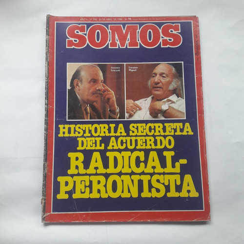 Revista Somos 396 - 20 Abril 1984 