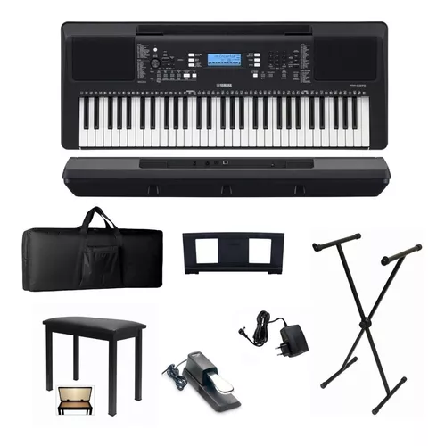 Teclado Arranjador Yamaha PSR-E373 Preto - Home