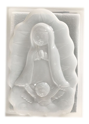 Molde Virgen Para Gelatinas Figuras De Yeso Mod.1