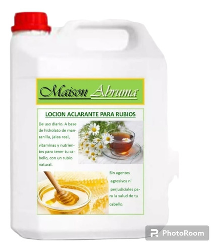 Locion Aclarante Para Cabello Rubio X5l Natural